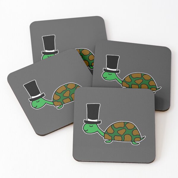 Item preview, Slow is Smooth Cute Dapper Tortoise designed and sold by The Green Corner.