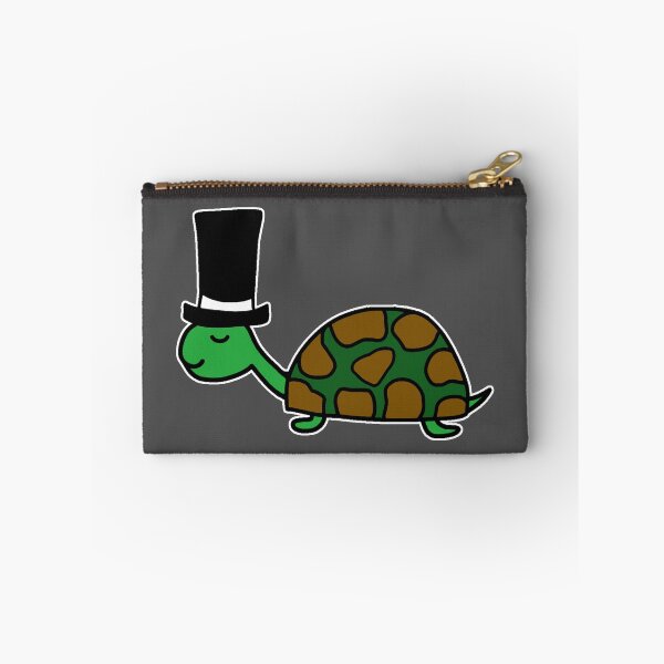 Item preview, Slow is Smooth Cute Dapper Tortoise designed and sold by The Green Corner.
