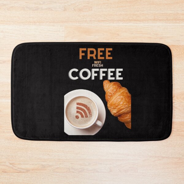 Item preview,  free wifi and some fresh coffee designed and sold by EmmentalinParis.