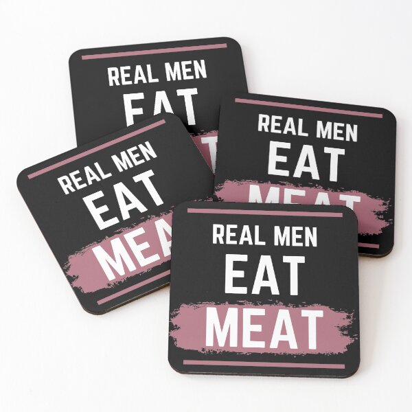 Item preview, Real Men Eat Meat designed and sold by steelskydesigns.