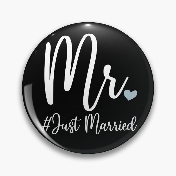 Item preview, Mr Just Married | Mrs Mr Wedding Newlywed Matching Couple Gift Idea | Also avaible with black lettering designed and sold by InkItStudio.