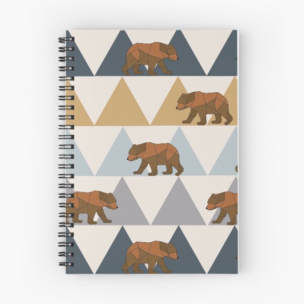 Item preview, Geometric Bears and Mountains designed and sold by Mommyisakeeper.
