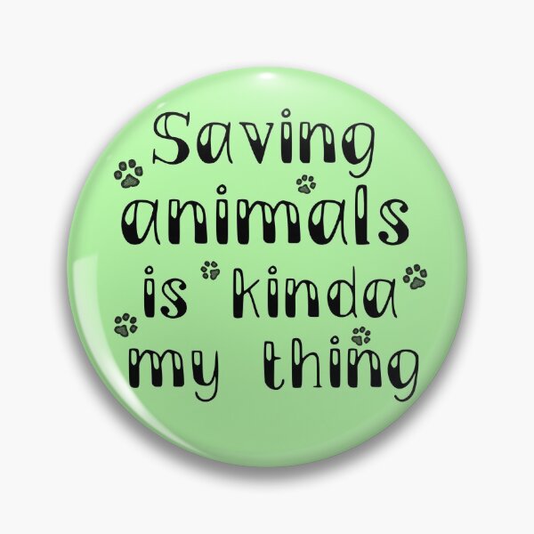 Artikelvorschau, Saving Animals Is Kinda My Thing - by HalfEvilMerch entworfen und verkauft von Threethreethree.