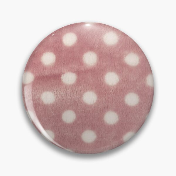 Item preview, Polka dot chenille fleece, double face, pink-white designed and sold by jwebmarket.