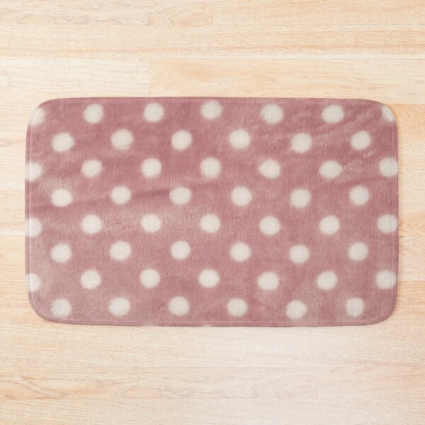 Aperçu de l'œuvre Polaire chenille à pois, double face, rose-blanc créée et vendue par jwebmarket.