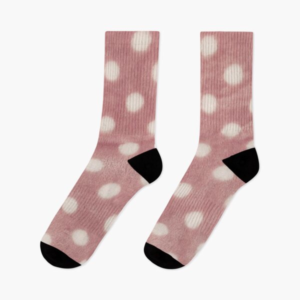 Aperçu de l'œuvre Polaire chenille à pois, double face, rose-blanc créée et vendue par jwebmarket.