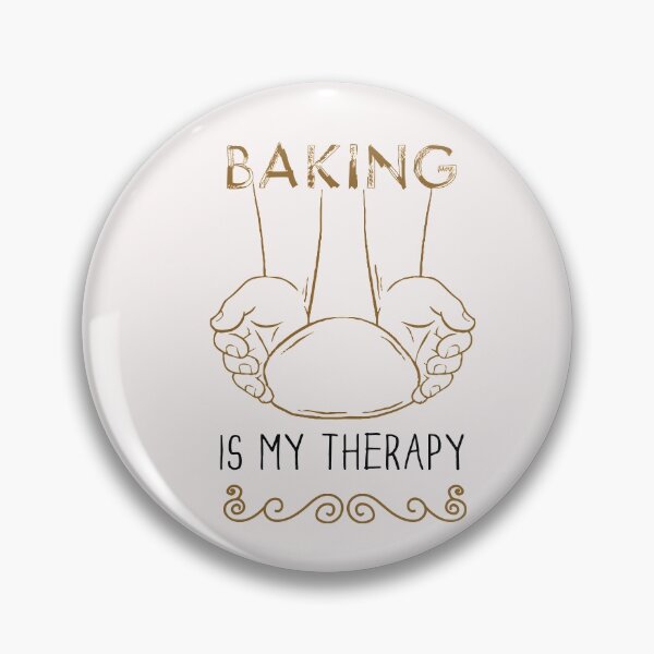Item preview, baking is my therapy - cake - Baking - Funny designed and sold by Hannah  Pillic.