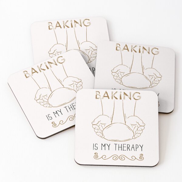 Item preview, baking is my therapy - cake - Baking - Funny designed and sold by Hannah  Pillic.