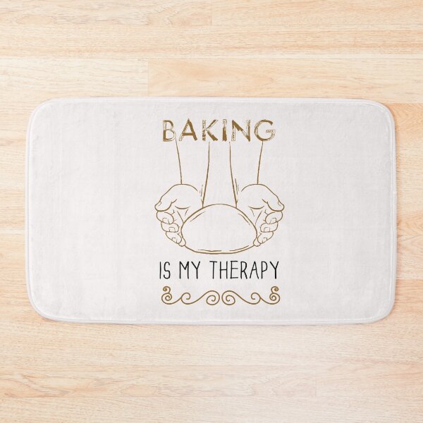 Item preview, baking is my therapy - cake - Baking - Funny designed and sold by Hannah  Pillic.