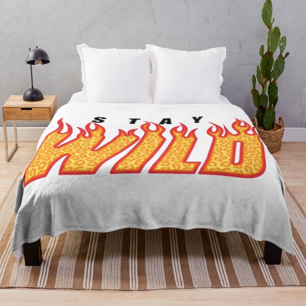Item preview, Stay Wild Fire White designed and sold by MAZAX.