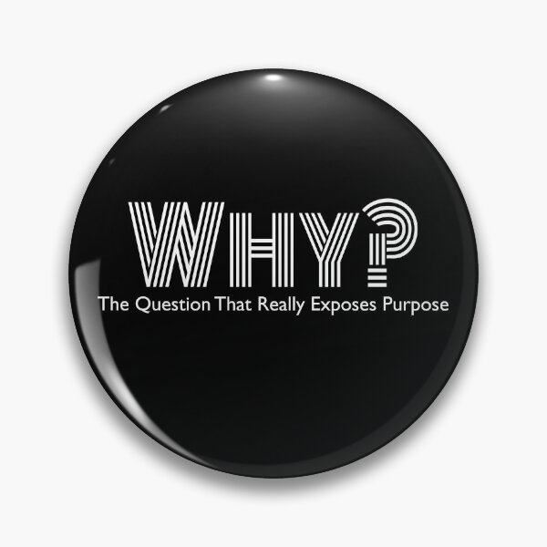 Item preview, Why? The Question That Exposes Purpose -Inspirational Quote designed and sold by PrintBrint.