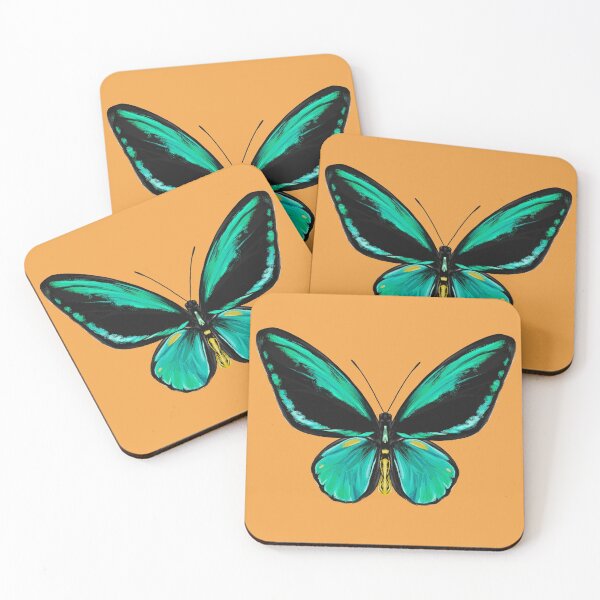 Item preview, Green/blue Butterfly  designed and sold by AwatArt.