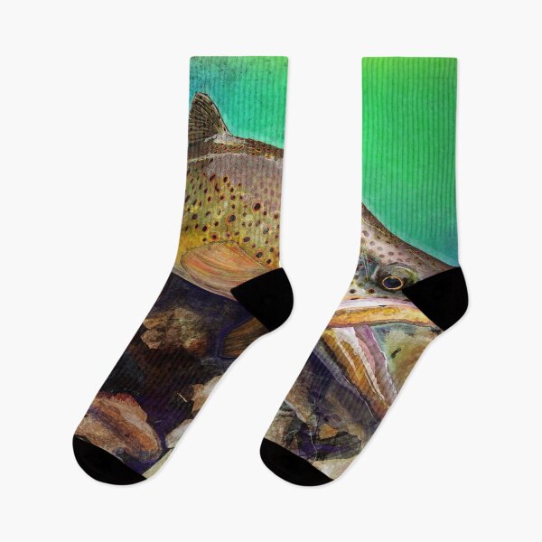 Item preview, The Wild Brown Trout designed and sold by fishweardesigns.