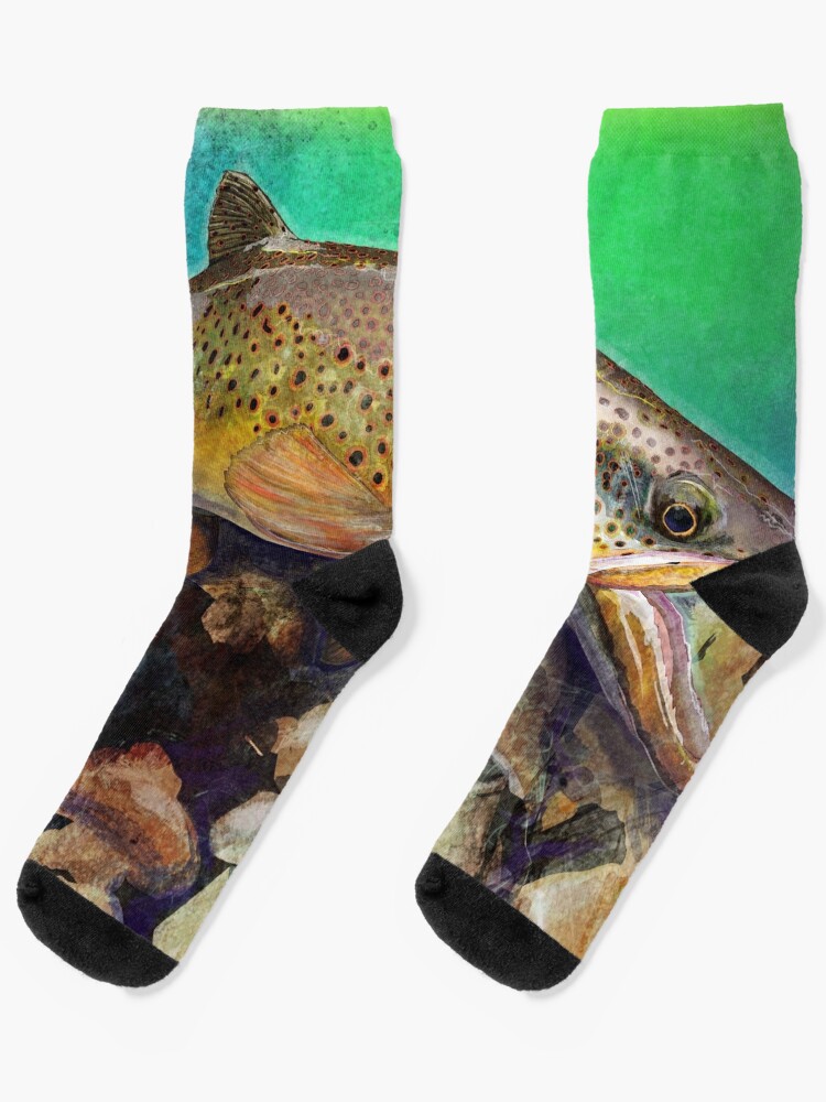 Brown Trout Fish Socks – FishSox