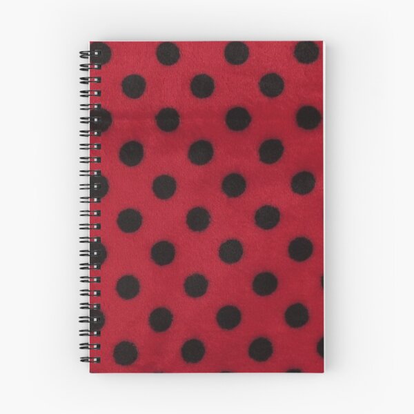 Item preview, Polka dot chenille fleece, double face, black-red designed and sold by jwebmarket.