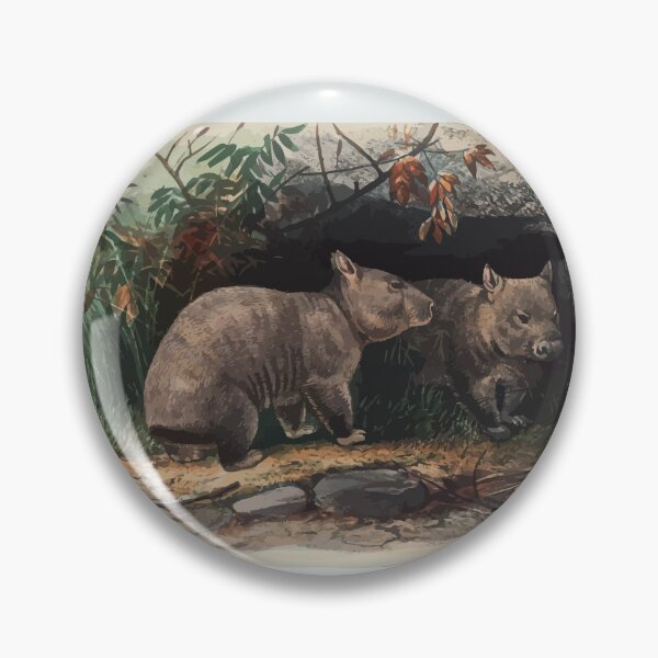 Item preview, Zoological sketches by Joseph Wolf 1861 to 1867 077 The Hairy Nosed Wombat designed and sold by WetdryvacRB01.