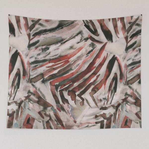 Item preview, Cotton jersey, abstract printed pattern designed and sold by jwebmarket.