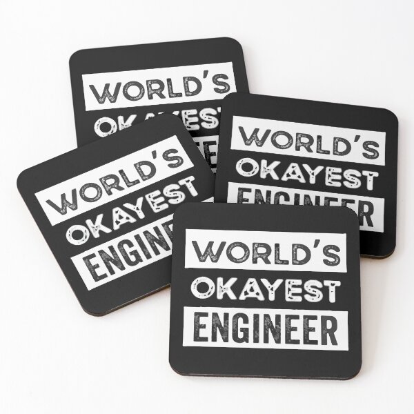 Item preview, World"s Okayest Engineer designed and sold by Creativenetic.