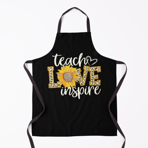 Item preview, Teach Love Inspire Cute Sunflower Leopard Cheetah designed and sold by Scarlettole137.