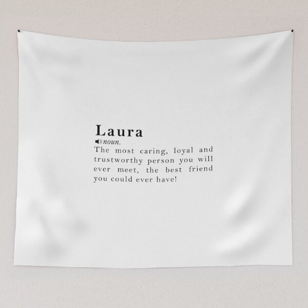 Item preview, Laura Name Definition Meaning designed and sold by peachyline.
