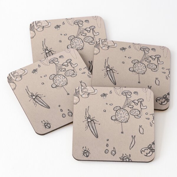 Item preview, Shrooms and Crawlies designed and sold by Claudia Lanese.