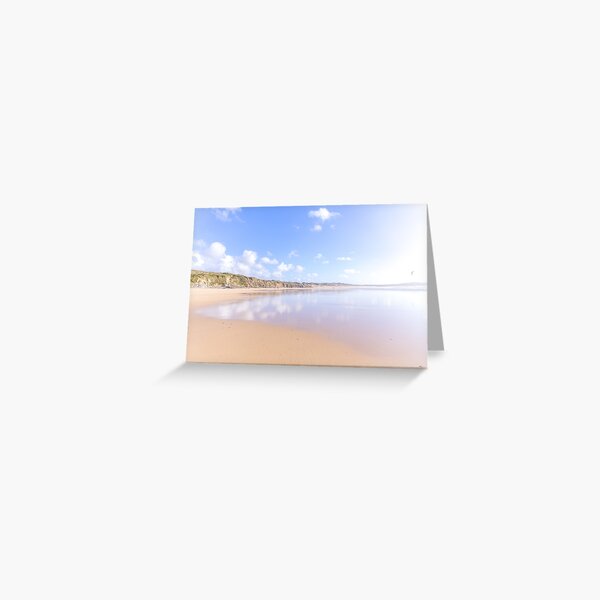 Item preview, Sky reflections at Gwithian Sands, Cornwall, England designed and sold by Zoe Power.
