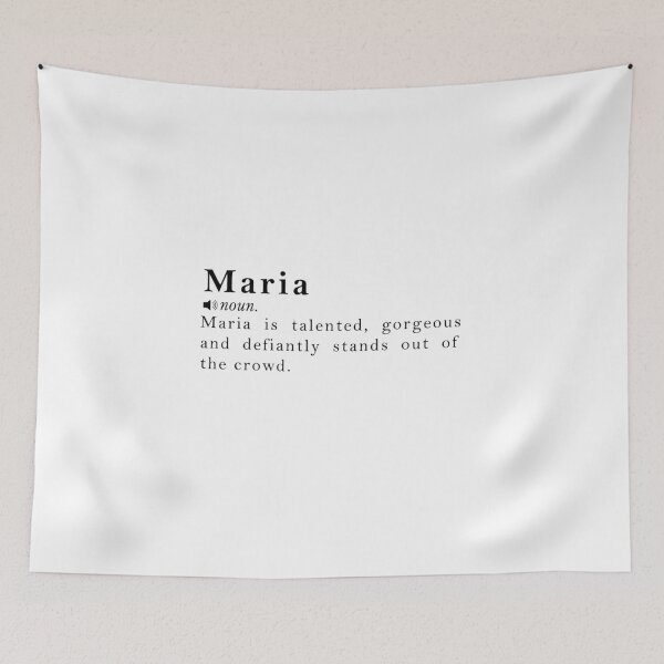 Item preview, Maria Name Definition Meaning designed and sold by peachyline.