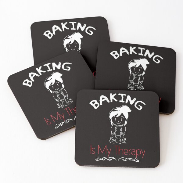 Item preview, baking is my therapy - Funny - cake - Baking designed and sold by Hannah  Pillic.