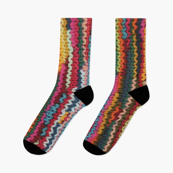 Item preview, Cotton jersey, print with colored knit look designed and sold by jwebmarket.