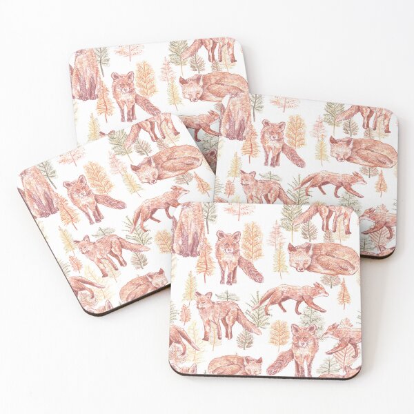 Item preview, Woodland foxes designed and sold by madzking.