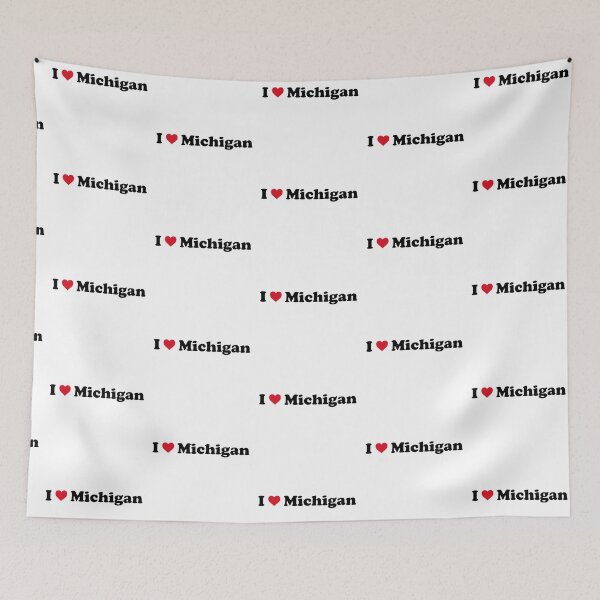 Item preview, I Love Michigan designed and sold by Novel Gifts.