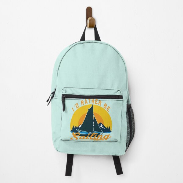 Item preview, I'd rather be sailing-retro sunset designed and sold by SidTastic .