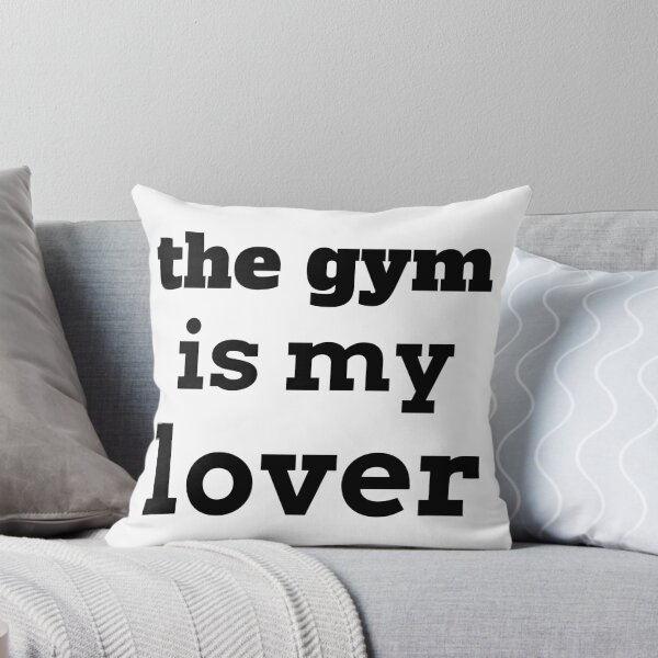 Item preview, The gym is my lover-black text designed and sold by josephsteez.
