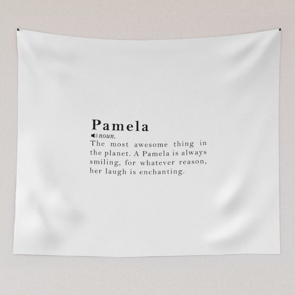 Item preview, Pamela Name Definition Meaning designed and sold by peachyline.