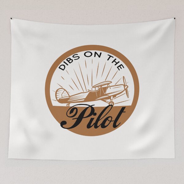 Item preview, Dibs On The Pilot   Pilot Girlfriend   Aviation Pilot Gifts  Plane  Pilot Wife  Airplane Dibs On The Pilot designed and sold by J-mina.