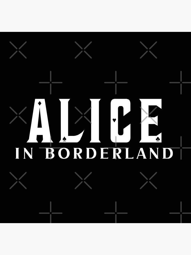  alice in borderland logo poster for sale by flyrocket redbubble