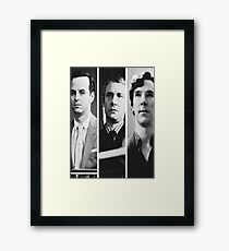 Sherlock - Jim Moriarty, John Watson, Sherlock Holmes Framed Print