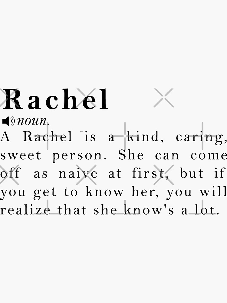 Rachel Name Definition Meaning | Sticker