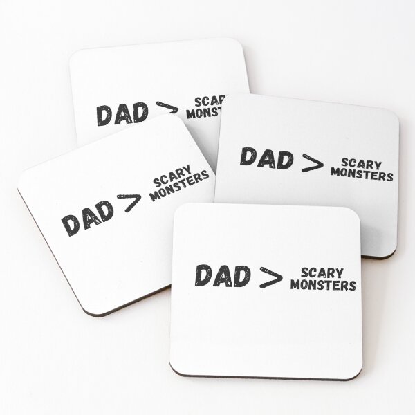 Item preview, Dad Greater Than Scary Monsters designed and sold by DadJokeDescript.