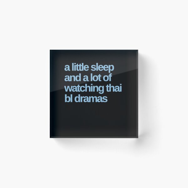 Item preview, A Little Sleep a lot of Thai BL Dramas designed and sold by Shujii.