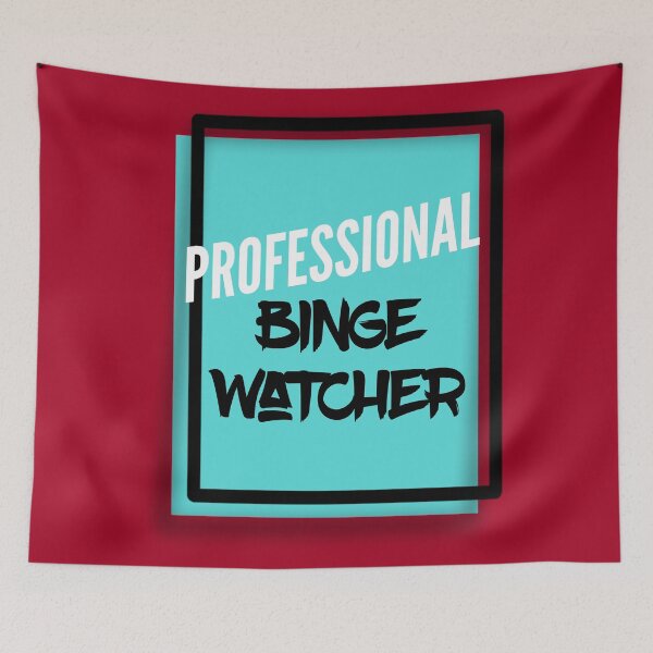 Artikelvorschau, Professioneller Binge Watcher entworfen und verkauft von HappyPrints ⭐⭐⭐⭐⭐.
