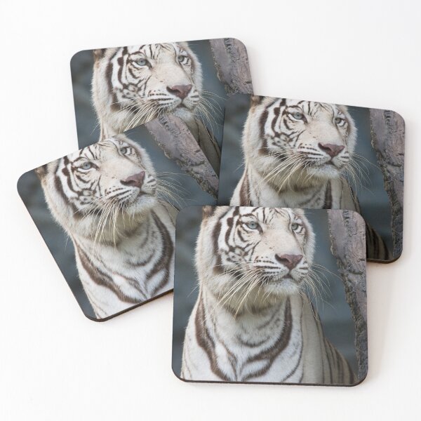 Item preview, White Tiger portrait designed and sold by Melissa Peltenburg.