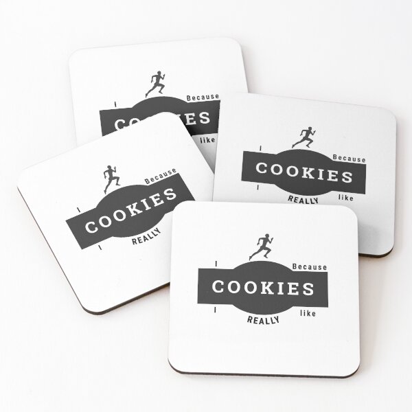 Artikelvorschau, Ich renne, weil ich Cookies wirklich mag entworfen und verkauft von sketchypages.