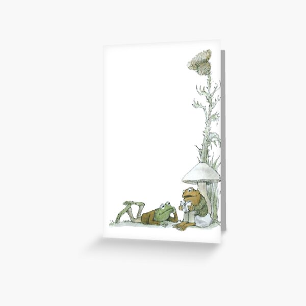 Frog and Toad Greeting Card