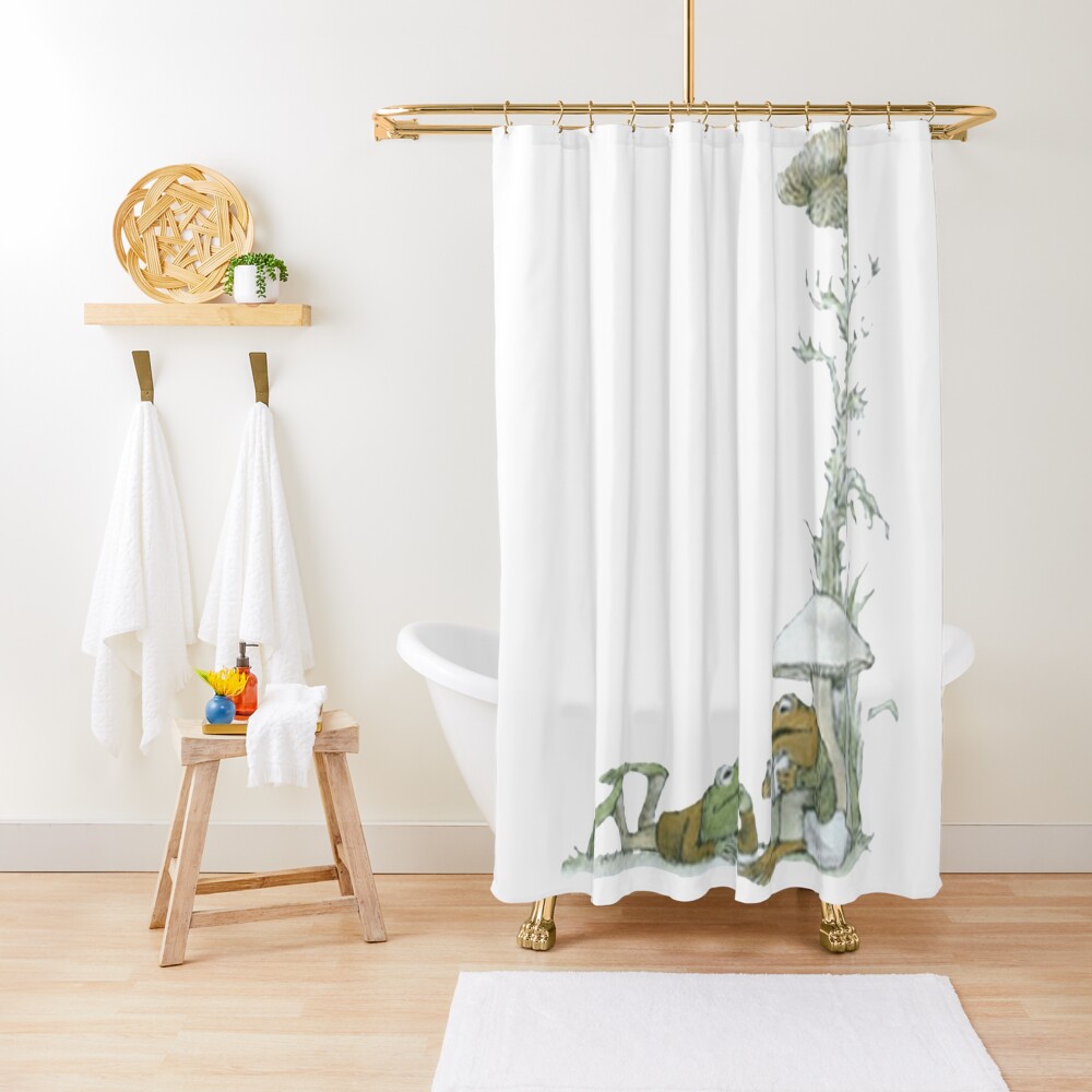 "Frog and Toad" Shower Curtain by Jiul Redbubble