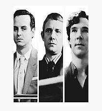 Sherlock - Jim Moriarty, John Watson, Sherlock Holmes Photographic Print