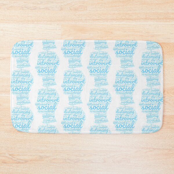 Item preview, Introvert Word Cloud Shape  designed and sold by BoBiBi Designs.