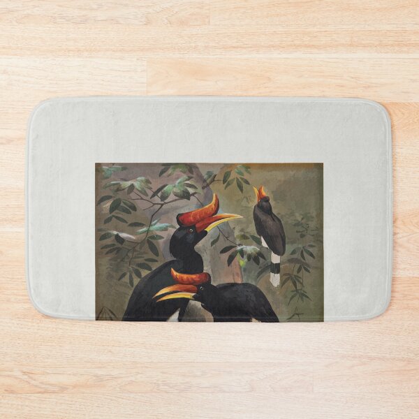Item preview, Zoological sketches by Joseph Wolf 1861 to 1867 079 The Concave Vasqued Hornbill designed and sold by WetdryvacRB01.