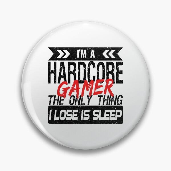 Item preview, I'm A Hardcore Gamer The Only Thing I Lose Is Sleep - Funny Video Games designed and sold by T-shirt For You.
