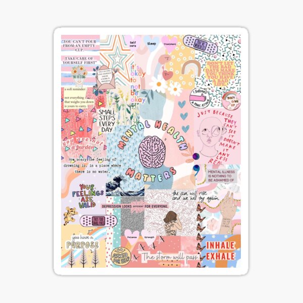 Item preview, Mental Health Matters Collage   designed and sold by thecollagegame.